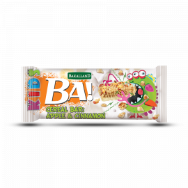 Bakalland - Ba! Kids Bar Apple & Cinnamon   25x25g - Bulkbox Wholesale