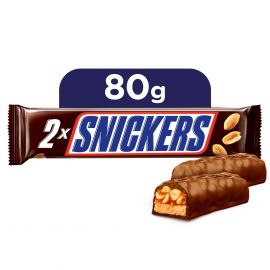 Snickers Duo Chocolate Bar 24x80g - Bulkbox Wholesale
