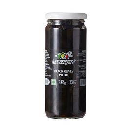 Luxeapers Pitted Black Olives 6x345g - Bulkbox Wholesale