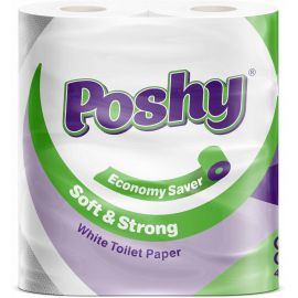 Poshy Toilet Tissue Economy Saver  10x4s - Bulkbox Wholesale