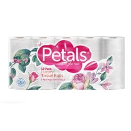 Petals Toilet Tissue Coloured Baby Pink 4x10s - Bulkbox Wholesale