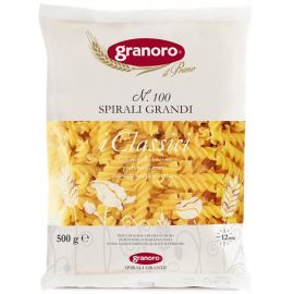 Granoro Spirali Grandi Pasta No.100  6x500g - Bulkbox Wholesale