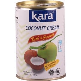 Kara Canned Coconut Cream 25%  6x400ml - Bulkbox Wholesale