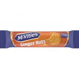 Mcvities Ginger Nut Biscuit 6x250g - Bulkbox Wholesale