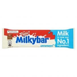 Nestle Milkybar Medium Bar Chocolate 40x25g - Bulkbox Wholesale