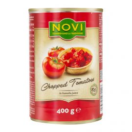 Novi Chopped Tomatoes 12x400g - Bulkbox Wholesale