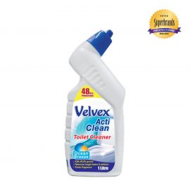Velvex Toilet Cleaner Ocean Breeze 6x1L - Bulkbox Wholesale