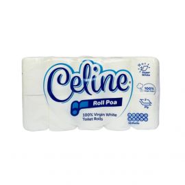 Celine Roll Poa Luxury Toilet Tissue White 4x10s - Bulkbox Wholesale