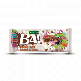 Bakalland - Ba! Kids Bar Cocoa & Milk 25x25g - Bulkbox Wholesale