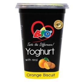 Bio Yoghurt Orange Biscuit 12x150ml - Bulkbox Wholesale