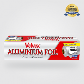 Velvex Aluminium Foil Catering Roll 1x45cmx90m - Bulkbox Wholesale