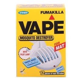 Fumakilla Mosquito Repellant Vape Mat Cordless Set 3x12PCS - Bulkbox Wholesale