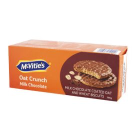 Mcvities Oat Crunch Milk Chocolate Oat Biscuit 6x300g - Bulkbox Wholesale