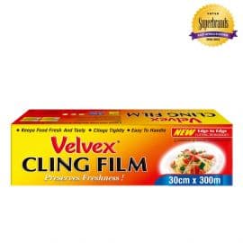 Velvex Cling Film Catering Roll 1x30cmx300m - Bulkbox Wholesale