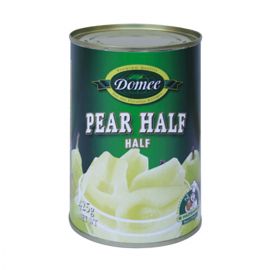 Domee Pear Halves In Syrup  6x425g - Bulkbox Wholesale