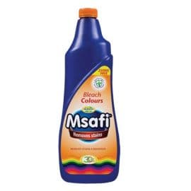 Msafi Bleach Colour  (750ml + 250ml Free) 12x1L - Bulkbox Wholesale