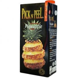 Pick N Peel Pure Fruit Juice Tetra Pineapple 12x1L - Bulkbox Wholesale