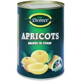 Domee Apricot Halves In Syrup  12x425g - Bulkbox Wholesale