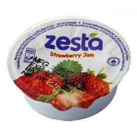 Zesta Strawberry Jam Tubs - Bulkbox Wholesale