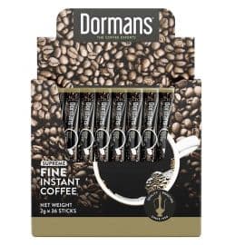 Dormans Instant Fine Coffee Sachets 36x2g - Bulkbox Wholesale
