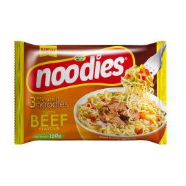 Noodies Instant Noodles Beef 20x120g - Bulkbox Wholesale