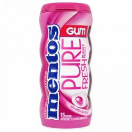 Mentos Gum Pure Fresh Bubble Fresh Pink 10x31.5g - Bulkbox Wholesale