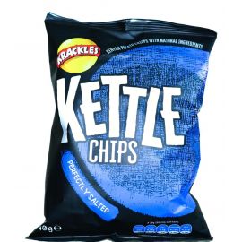 Kettle Cooked Potato Crisps Perfectly Salted 48x40g - Bulkbox Wholesale