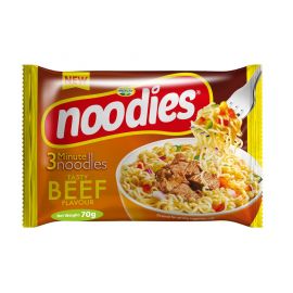 Noodies Instant Noodles Beef 40x70g - Bulkbox Wholesale