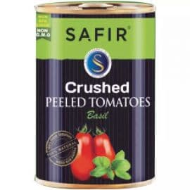 SAFIR CRUSHED PEELED TOMATOES  400G - Bulkbox Wholesale