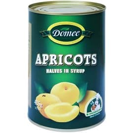 DOMEE APRICOT HALVES IN SYRUP  425G - Bulkbox Wholesale