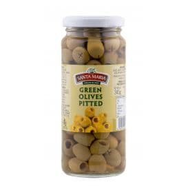 Santa Maria Green Pitted Olives 12x345g - Bulkbox Wholesale