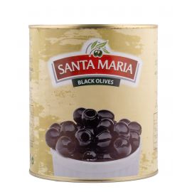Santa Maria Black Pitted Olives 6x3Kg - Bulkbox Wholesale