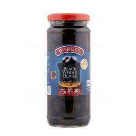 Borges Black Pitted Olives 12x320g - Bulkbox Wholesale