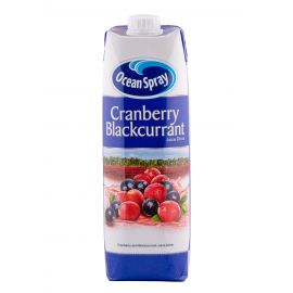Ocean Spray Cranberry Blackcurrant Juice 12x1L - Bulkbox Wholesale
