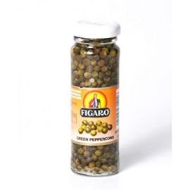 Figaro Green Peppercorns In Brine 12x100g - Bulkbox Wholesale