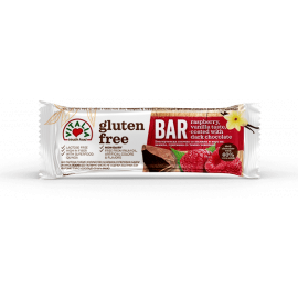 Vitalia Gluten Free Bar Raspberry Vanilla & Dark Choc  24x35g - Bulkbox Wholesale