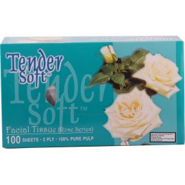Tender Soft Facial Tissue Box Rose 40x200s - Bulkbox Wholesale