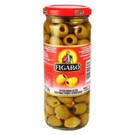Figaro Green Sliced Olives 12x340g - Bulkbox Wholesale