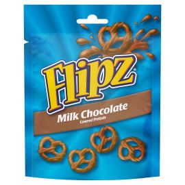 Flipz Milk Chocolate Pretzels 6x100g - Bulkbox Wholesale