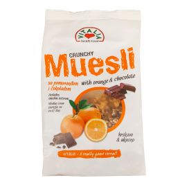 Vitalia Crunchy Muesli Choc & Orange  12x320g - Bulkbox Wholesale