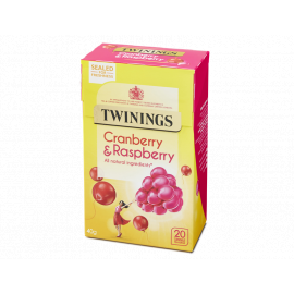 Twinings Infusion Cranberry & Raspberry 4x20s - Bulkbox Wholesale