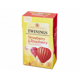 Twinings Infusion Strawberry & Raspberry 4x20s - Bulkbox Wholesale