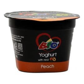 Bio Yoghurt Peach 12x90ml - Bulkbox Wholesale