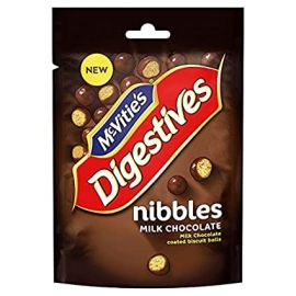 Mcvities Digestive Nibbles Milk Chocolate Ball 14x80g - Bulkbox Wholesale