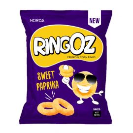 Ringoz Paprika Crunchy Corn Rings 50x15g - Bulkbox Wholesale