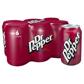 Dr. Pepper Regular Soft Drink 24x330ml - Bulkbox Wholesale