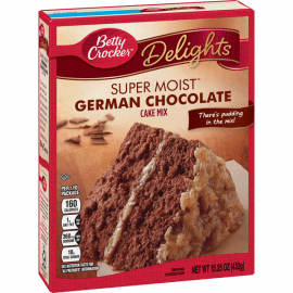 Betty Crocker Super Moist German Chocolate Cake Mix  6x432g - Bulkbox Wholesale