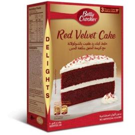 Betty Crocker Red Velvet Cake Mix 6x395g - Bulkbox Wholesale