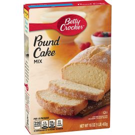 Betty Crocker Pound Cake Golden Mix 6x454g - Bulkbox Wholesale
