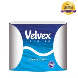 Velvex Kitchen Towel Twin roll-80 Sheets - 24x2 Rolls - Bulkbox Wholesale